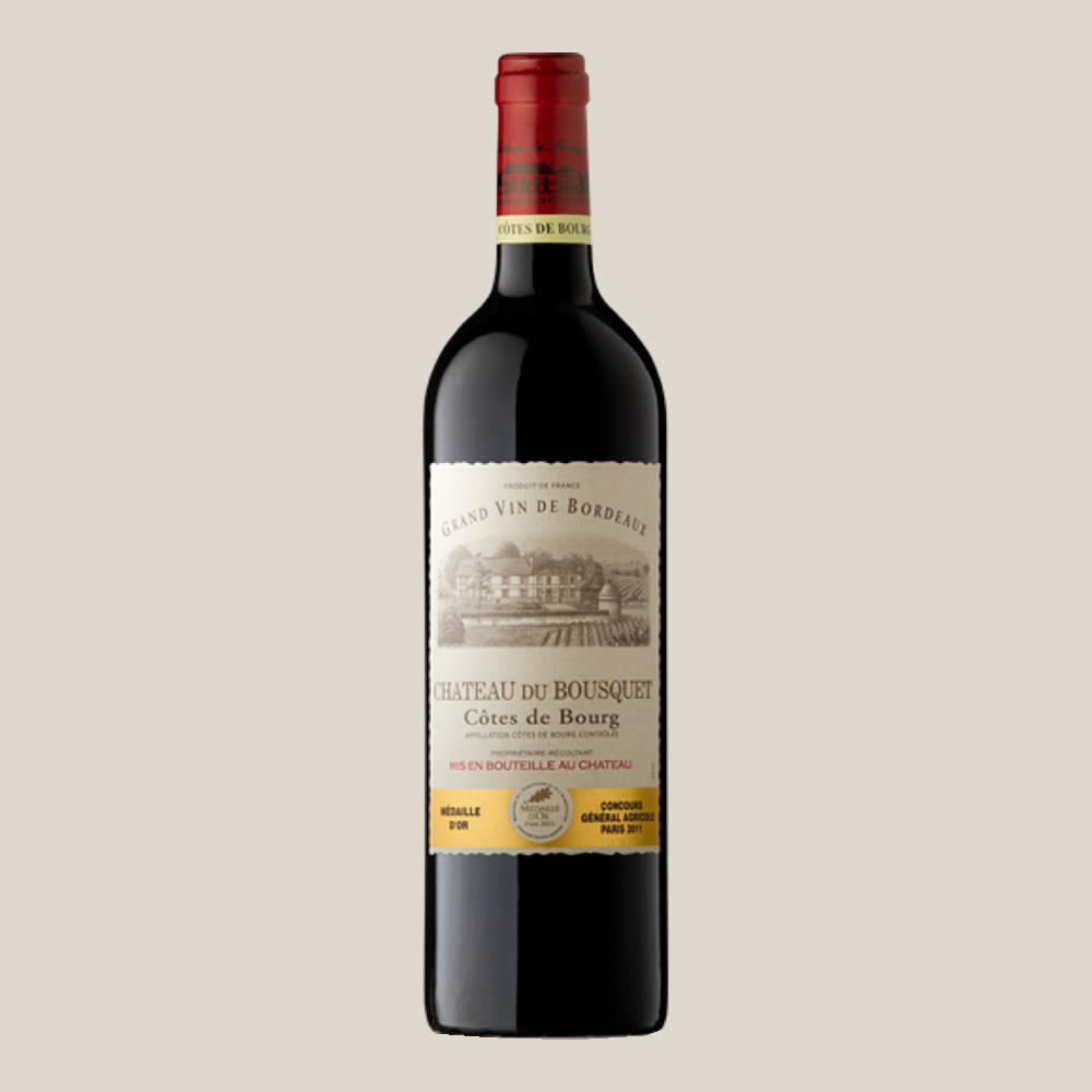 VR - Côtes de Bourg - CHATEAU DU BOUSQUET - ROUGE 75CL